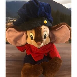 VTG 1986 Fievel Goes West An American Tail 22" Plush Mouse Doll Sears Caltoy